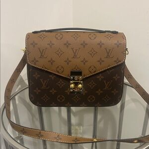 Luxury Brown Monogram Crossbody Bag - Brand new never used.